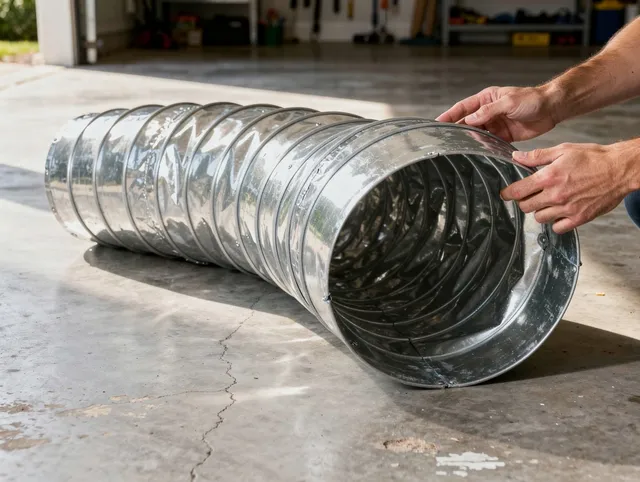 Laguna Beach Dryer Vent Cleaning specialist using advanced equipment for thorough duct cleaning in Laguna Beach