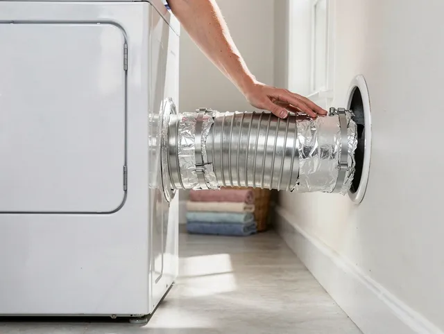 Professional dryer vent hose installation by Laguna Beach Dryer Vent Cleaning in Laguna Beach